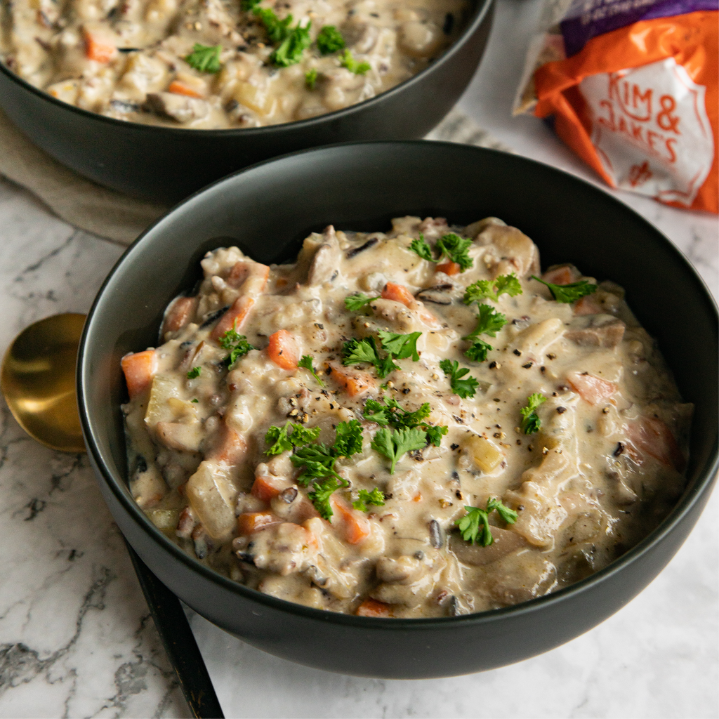Wild Rice Mushroom Soup – Kim and Jake's